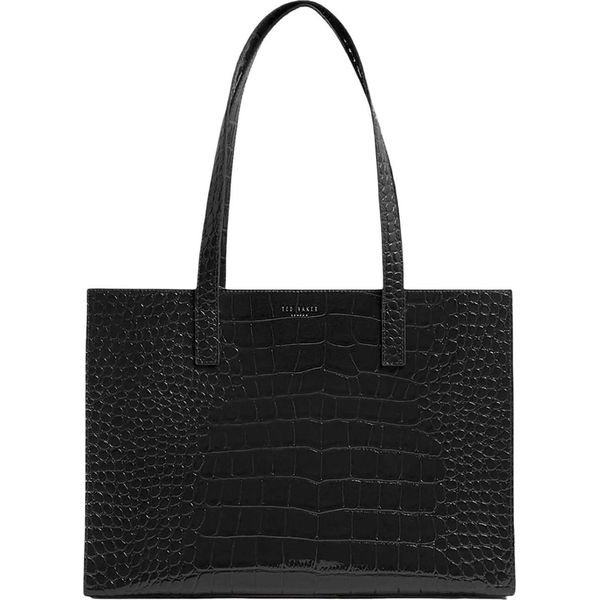 Ted Baker Borsetta Welona Elongated Croc Effect Icon Bag Black Nero-image
