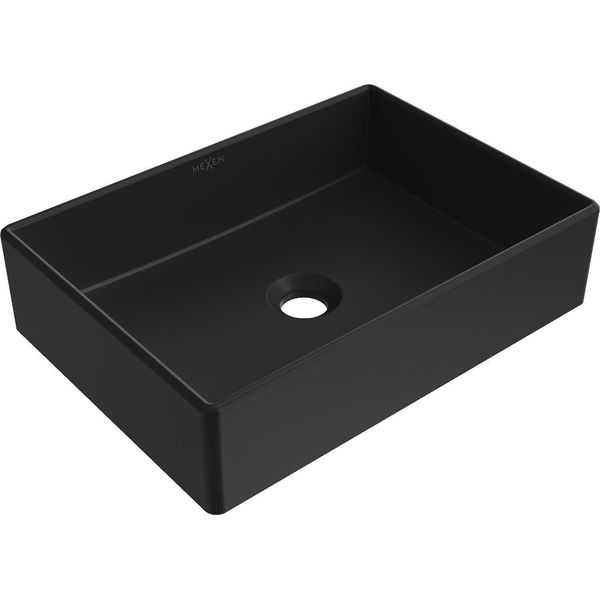 Mexen Goya Lavabo Da Appoggio 45 X 32 Cm, Nero Opaco - 22184585-image