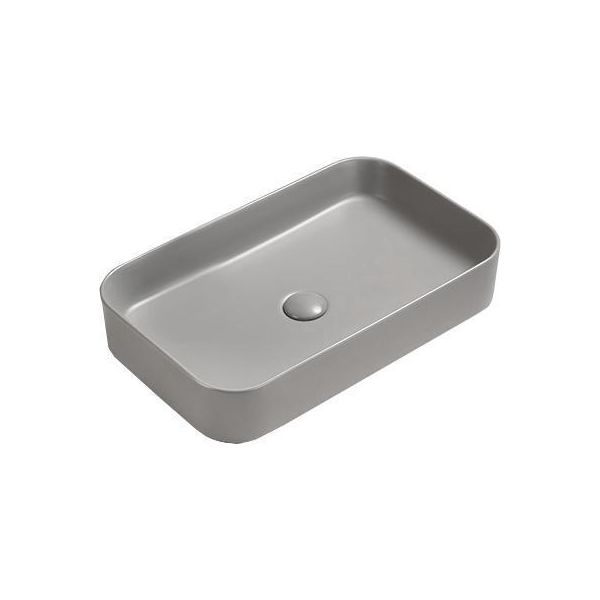 Mexen Vena Lavabo Da Appoggio 71 X 37 Cm, Grigio Chiaro Opaco - 22196061-image