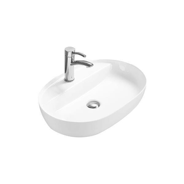 Mexen Adel Lavabo Da Appoggio 60 X 41 Cm, Bianco - 22166000-image