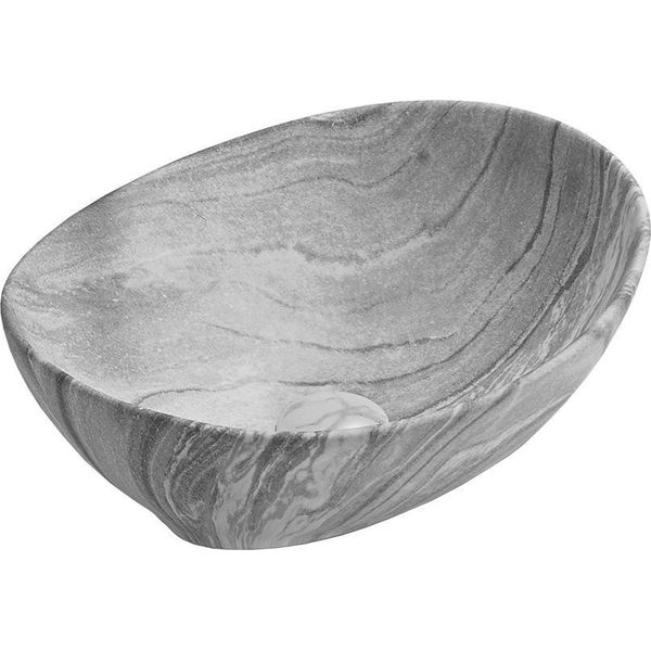 Mexen Elza Lavabo Da Appoggio 40 X 33 Cm, Pietra Grigia - 21014096-image