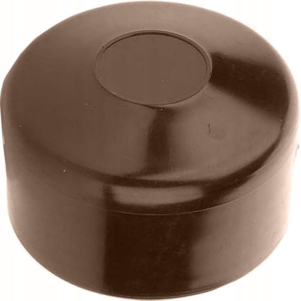 Logistsystem 10X Tappi Per Pali Di Recinzione Per Dimensione Esterna Fi 38 Mm, Tappi Per Recinzione Marroni, Tappi Per Pali Di Recinzione Piramidali Rotondi Tappi Per Pali Di Recinzione Copertura Per Pali, Tappi Per Tubi In Plastica Di Alta Qualit?-image