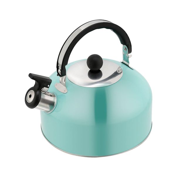 Bollitore In Acciaio Inox Con Fischio - Bollitore Da 3 Litri Con Base Piatta, Adatto A Cucine A Induzione E A Tutti I Tipi Di Fornelli-image