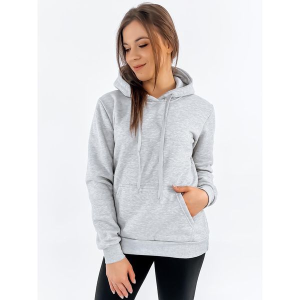 Dstreet Felpa Con Cappuccio Da Donna Basic A. Grigio M-image