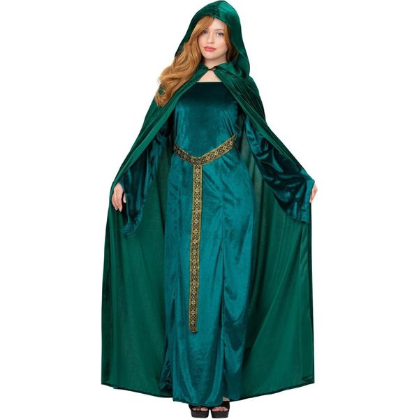Smiffys - Mantellina "Deluxe"" Da Donna SM1458 (Taglia Unica) (Verde Smeraldo)"-image