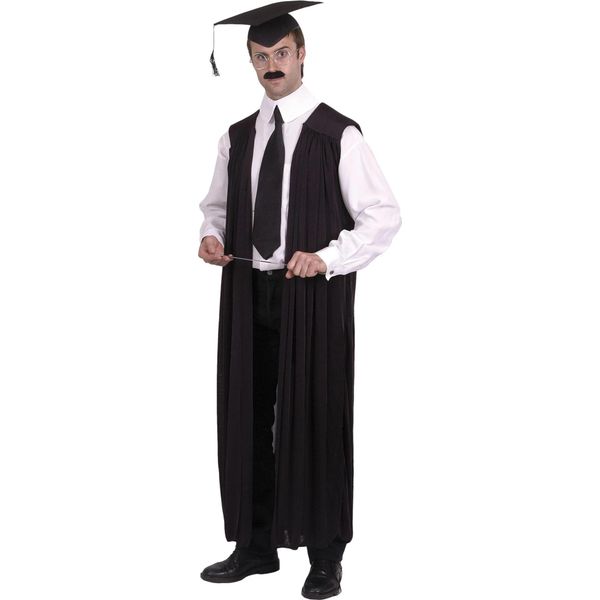 Smiffys - Costume Da "Insegnante"" - Uomo/Donna Unisex SM3124 (Taglia Unica) (Nero)"-image