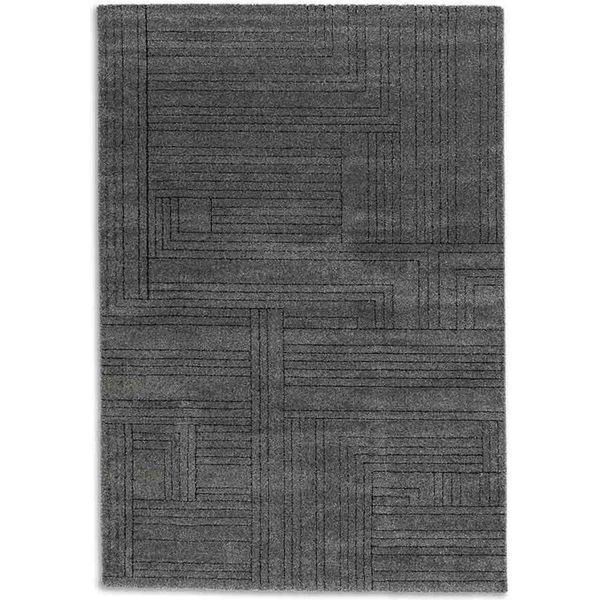 Tappeto SchÖNer Wohnen Collezione Pure Design Grigio Scuro 200 X 290 Cm-image