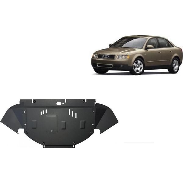 Protezione Antincastro In Acciaio Per Audi A4 B6, Motore 2.5 Tdi-image