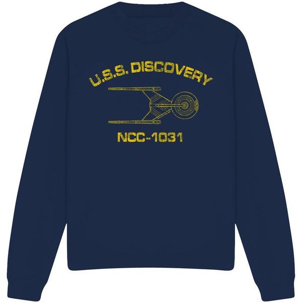 Star Trek: Discovery - Felpa "Athletic"" Per Bambini/Ragazzi Unisex TV12060 (S) (Marineblau)"-image
