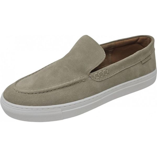 Scarpa Slip-On Poelman Da Uomo In Beige, Misura 43-image