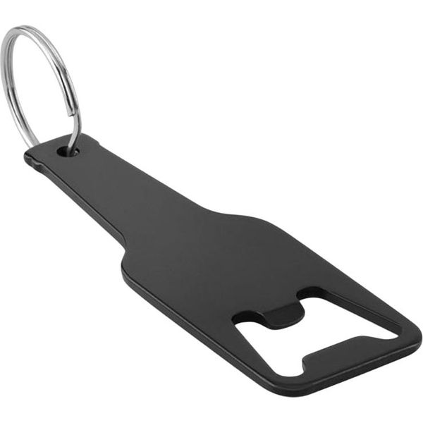 Midocean - Apribottiglie "Botelia"", Alluminio MO899 (Taglia Unica) (Nero)"-image