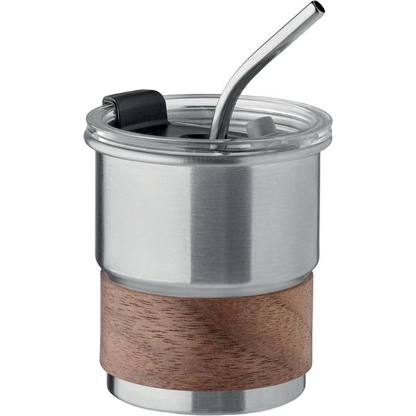 Midocean - Tazza Per Bere "Mate"", 260Ml MO775 (Taglia Unica) (Argento Opaco)"-image