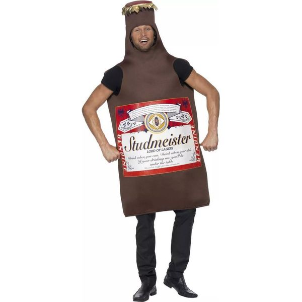 Smiffys - Costume Da "Studmeister"" Per Uomo/Donna Unisex SM131 (Taglia Unica) (Marrone/Rosso/Bianco)"-image