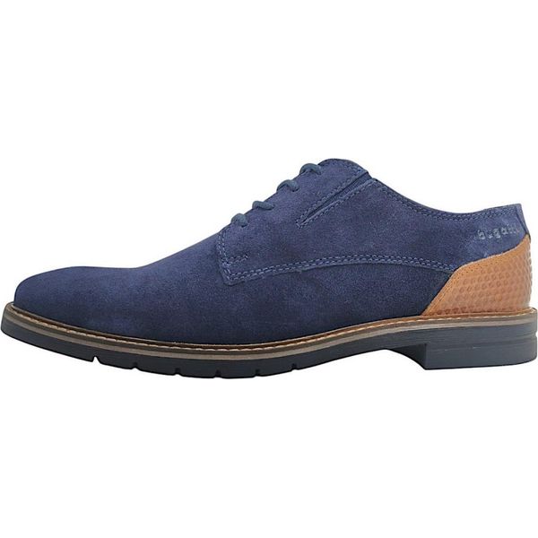 Bugatti Scarpe Da Uomo Scarpe Business Eleganti Scarpe Stringate Blu Casual, Numero Di Scarpe: 46 Eu-image