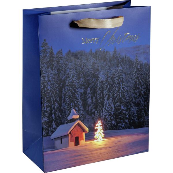 Sigel GT115 Sigel Sacchetto Regalo Di Natale "Cappella Di Natale"", Grande"-image