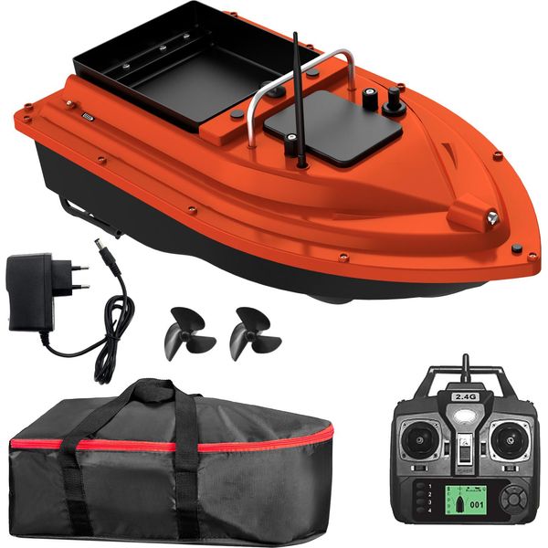 Barca Da Pesca Gps Con Grande Contenitore Per Esche Barca Automatica Con Portata Remota Di 400-500 M-image