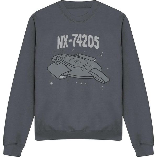 Star Trek - Felpa "The Defiant"" Per Uomo/Donna Unisex TV12157 (L) (Nero)"-image