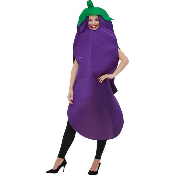 Smiffys - Costume Da Melanzana Per Uomo/Donna Unisex Set SM3370 (Taglia Unica) (Viola)-image