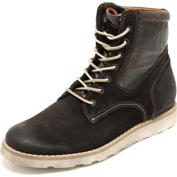7067G Polacchino Uomo Marrone Yukon Jones Scarpa Shoes Men-image