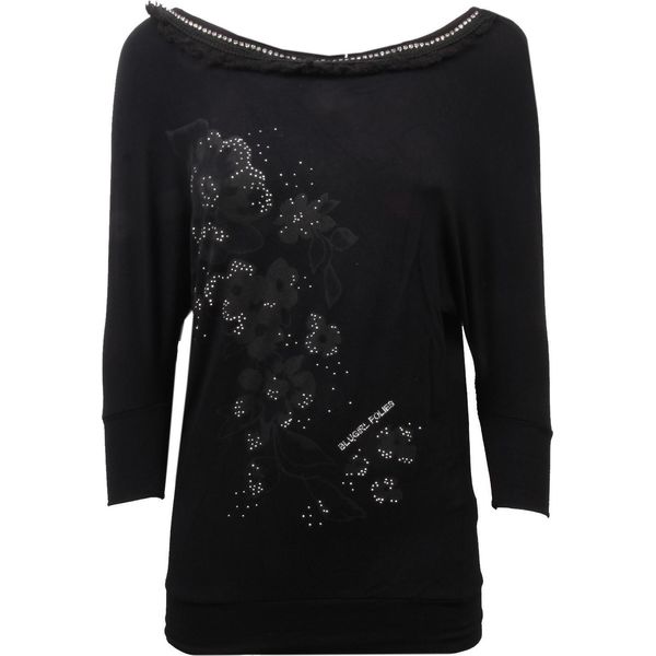 C4472 Maglia Manica 3/4 Donna Blugirl Folies Nero T-Shirt Woman-image