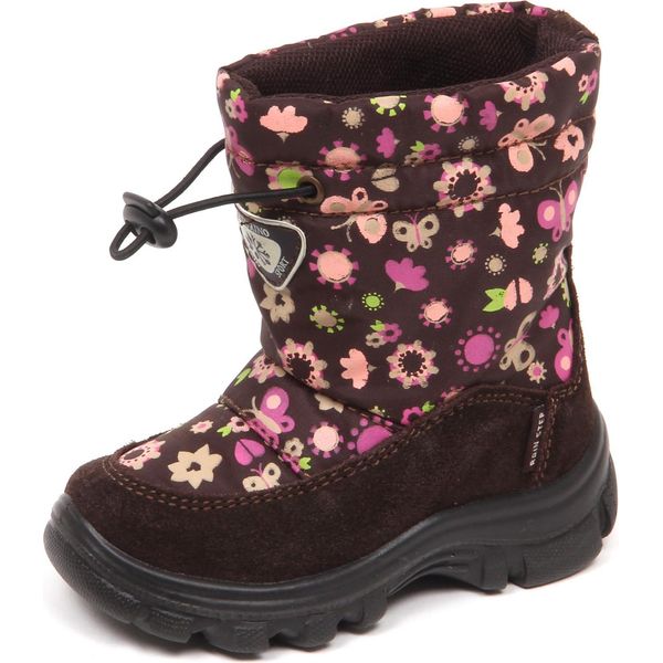 E3588 Doposci Bimba Brown Naturino Rain Step Stivale Primi Passi Boot Baby Girl-image