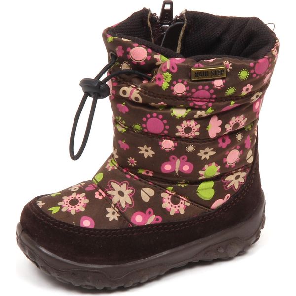E3548 Doposci Bimba Brown Naturino Rain Step Stivale Primi Passi Boot Baby Girl-image