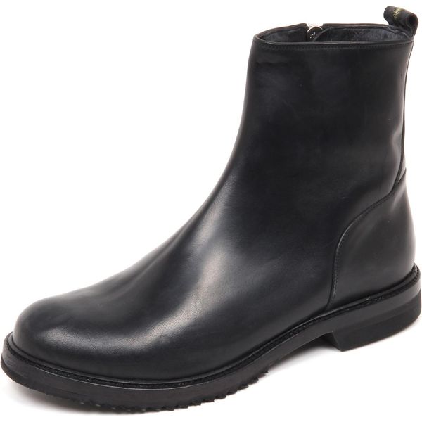 E4758 Stivaletto Uomo Black Sartori Gold Scarpe Vintage Effect Boot Shoe Man-image