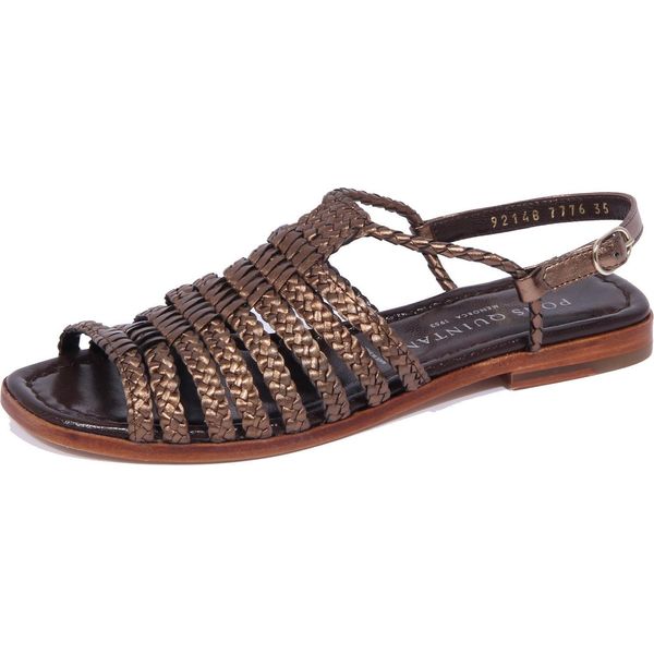 1972J Sandalo Donna Brown/Bronze Pons Quintana Emy Braided Shoe Woman-image
