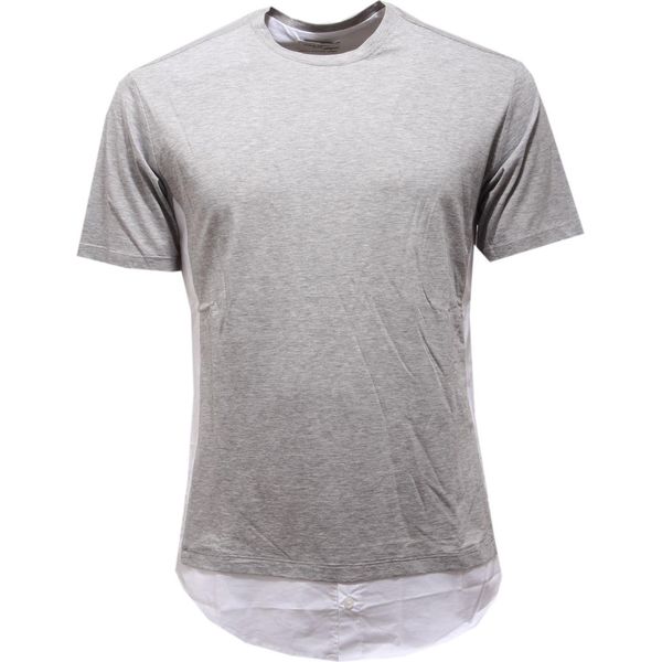3266AC Maglia Uomo Paolo Pecora Heather Gray Cotone T-Shirt Man-image