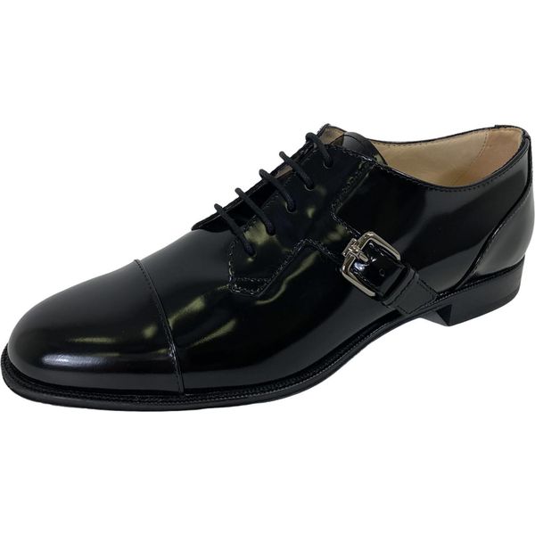 D66 Scarpa Allacciata Fibbia Donna Tod's Black Leather Shoe Woman-image
