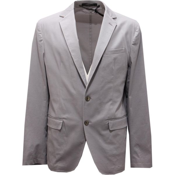 2060AG Giacca Uomo Messagerie Slim Fit Grey Cotone Jacket Man-image