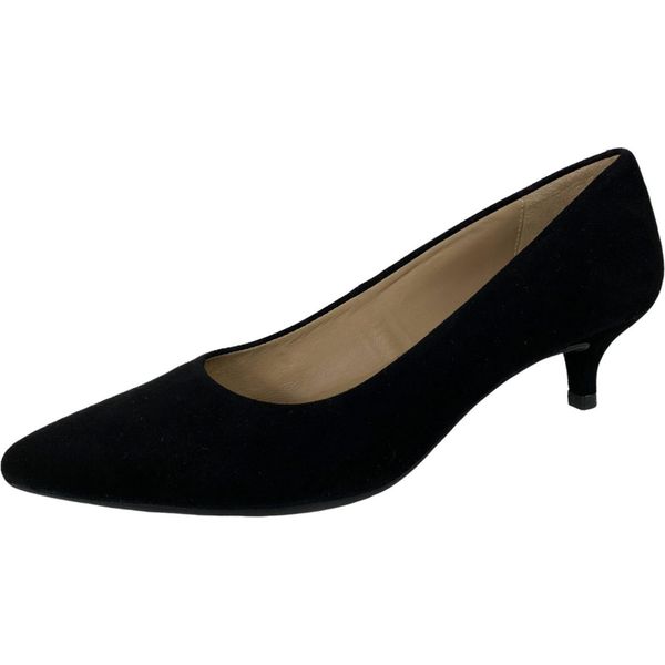 F08 Decollete Donna Black Unisa Jiron Suede Shoe Woman Narrow Fit-image