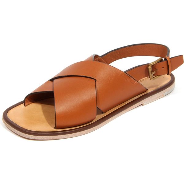 H3260 Sandalo Donna Roberto Festa Woman Leather Sandals Brown-image