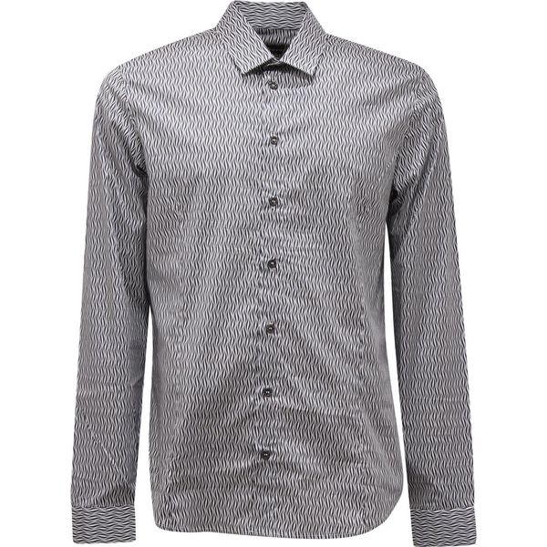 9610AQ Camicia Uomo Patrizia Pepe Slim Man Shirt White/Blue-image