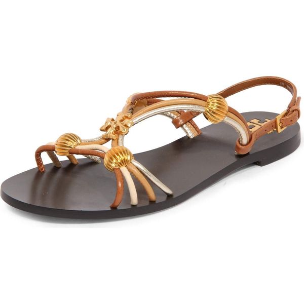 I1232 Sandalo Donna Tory Burch Capri Multristrap Woman Sandal-image