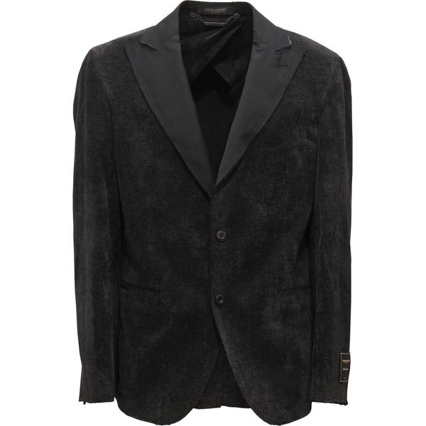 N2598 Giacca Uomo Messagerie Man Vintage Effect Jacket Black-image