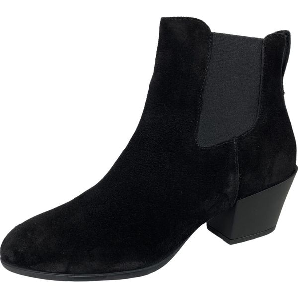 E19 Tronchetto Donna Hogan Texano Suede Black Chelsea Boots Women-image