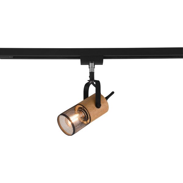 Faretto Trio-Leuchten Duoline Wht 15,30X16X7,50 Cm Nero Da Soffitto-image