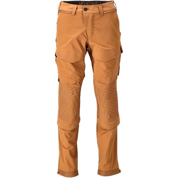 Pantaloni Con Tasche Al Ginocchio Marrone Noce, Taglia 82 C54 Mascot 22279-605-54-image