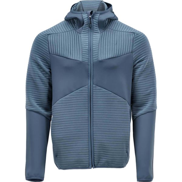 Felpa Con Cappuccio E Zip Blu Pietra, Taglia 4XL Mascot 22603-681-85-image