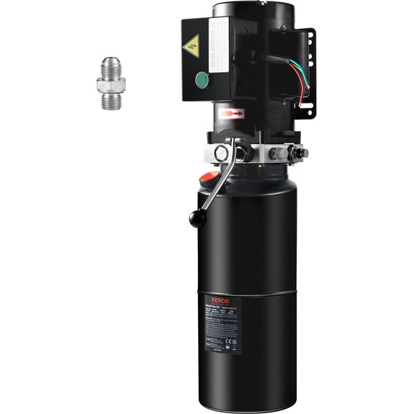 Pompa Idraulica Vevor Centralina Idraulica 220 V Centralina Idraulica 2200 W, Pompa Idraulica A Semplice Effetto Centralina Idraulica, Serbatoio Da 2,5 Gal Centralina Idraulica A Mano, Per Ascensori, Carrelli Elevatori Ecc.-image