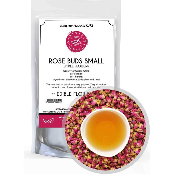 Boccioli Di Rosa Essiccati Red Mays Fiori Commestibili - 500G-image
