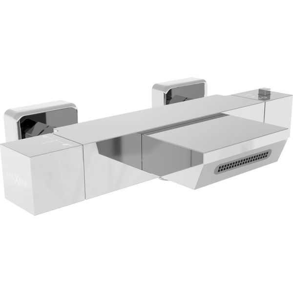 Mexen Cube Rubinetto Termostatico Per Vasca, Cromo - 77360-00-image