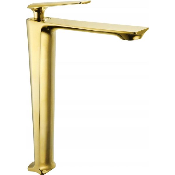 Mexen Ares Rubinetto Da Lavabo Alto, Oro - 744110-50-image