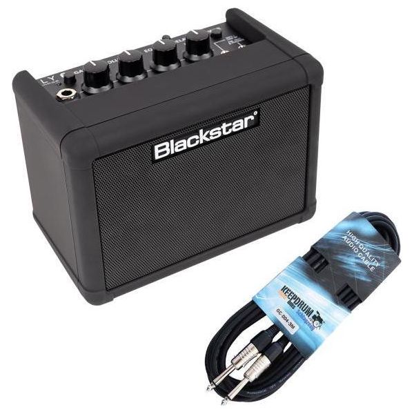 Mini Amplificatore Per Chitarra Blackstar Fly 3 Charge Con Cavo-image