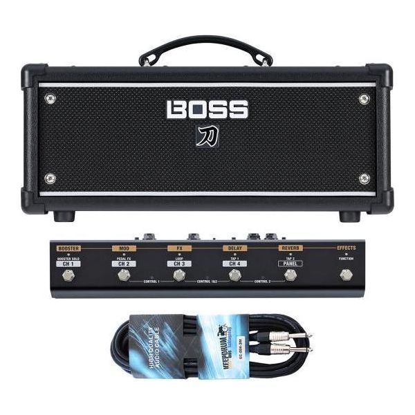 Amplificatore Per Chitarra Boss Katana Head Gen 3 Con Pedaliera E Cavo-image