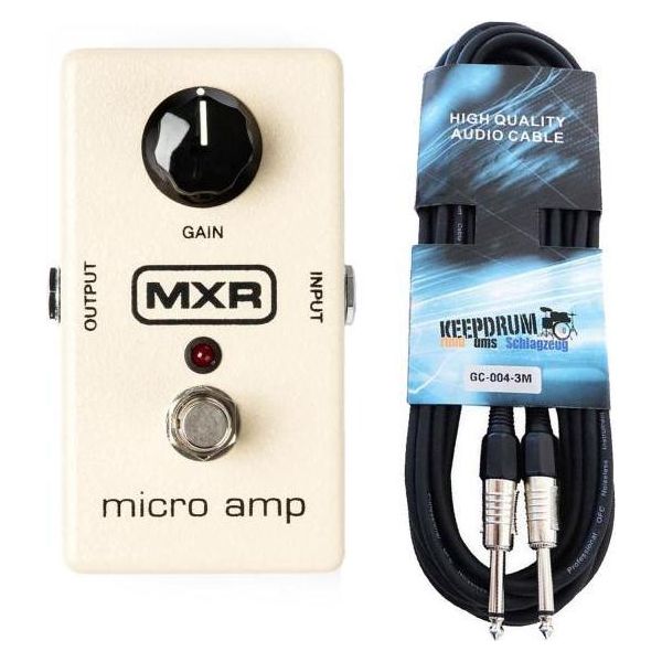 Mxr M133 Micro Amp Booster Pedale Con Cavo-image