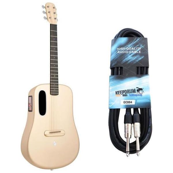 Lava Music Guitar Me 4 36 Pollici Oro Morbido Con Cavo-image