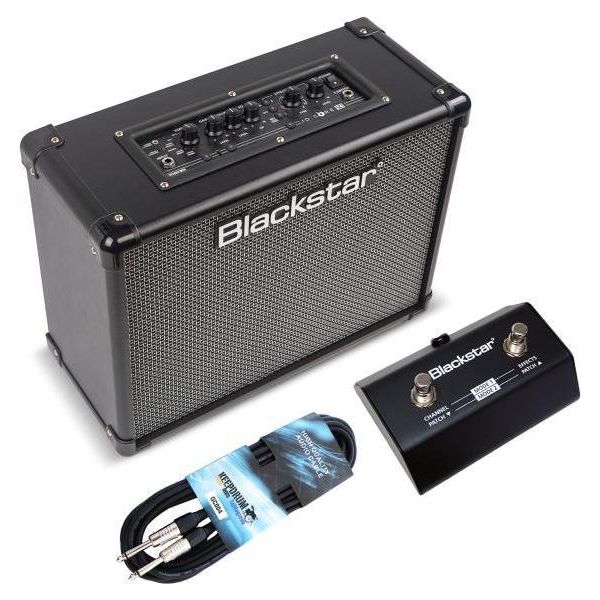 Amplificatore Per Chitarra Blackstar Id Core 40 V4 Con Pedaliera E Cavo-image