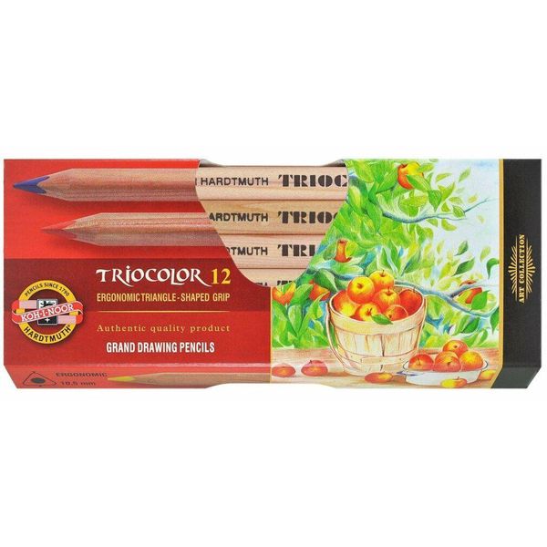 KOH-I-NOOR Triocolor 3152 Matite Colorate Triangolari - 12 Pezzi-image